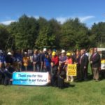 Groundbreaking ceremonies at South Iredell High School.